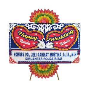 Papan Bunga Wedding Makassar 24