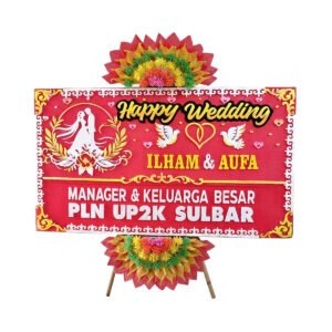 Papan Bunga Wedding Makassar 27