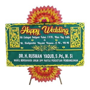 Papan Bunga Wedding Makassar 28