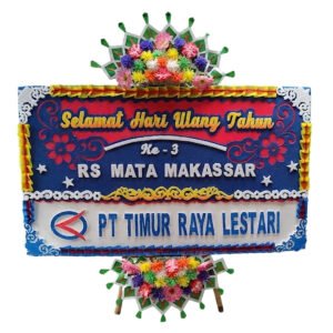 Papan Bunga Hut Makassar 4