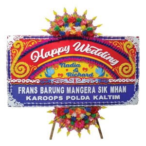 Papan Bunga Wedding Makassar 3
