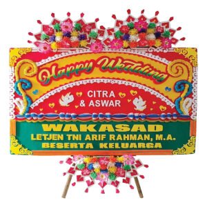 Papan Bunga Wedding Makassar 4