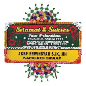 Papan Bunga Pengukuhan Makassar 1