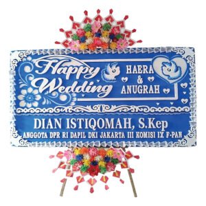Papan Bunga Wedding Makassar 6