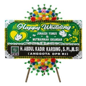 Papan Bunga Wedding Makassar 8