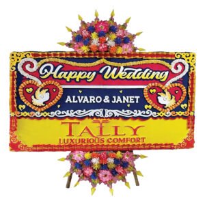 Papan Bunga Wedding Makassar 10