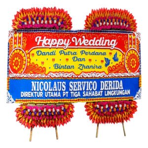 Papan Bunga Wedding Makassar 11