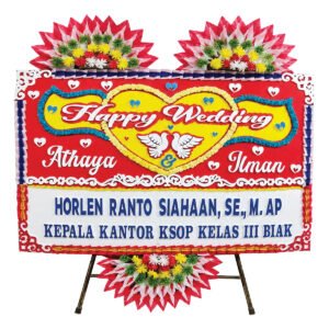 Papan Bunga Wedding Makassar 14