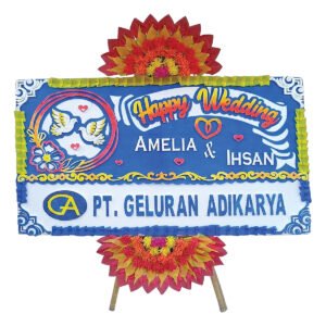 Papan Bunga Wedding Makassar 16