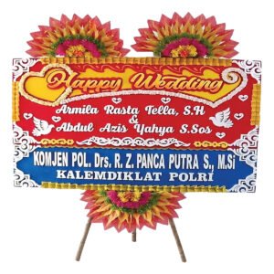 Papan Bunga Wedding Makassar 17
